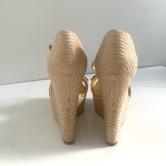 NEW AUTHENTIC GUCCI SWAROVSKI WEDGES - Picture 13 of 17